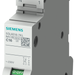 5SL6010-7KL Automático magnetotérmico 230 V 6 kA, 1 + N polos/1 mód., N, izda., C1