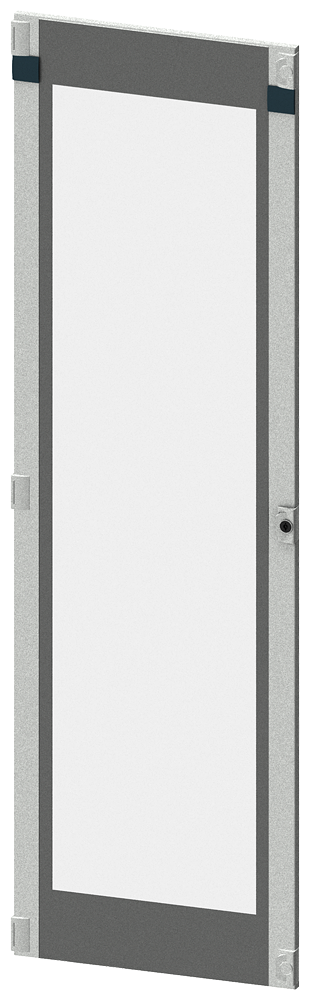 8PQ2197-6BA10 SIVACON S4, puerta de vidrio Giugiaro, IP55, al: 2000 mm, an: 600 mm, doble alet