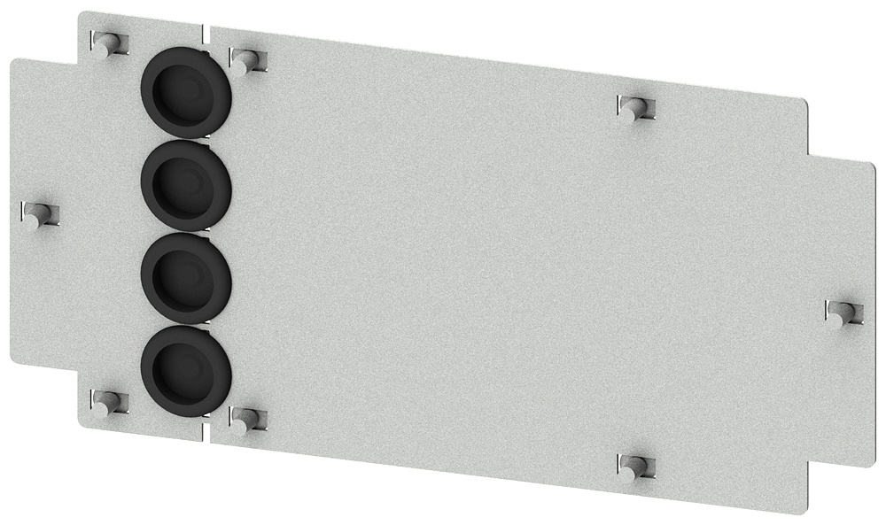 8PQ5000-4BA80 SIVACON S4, tapa para entrada de cables 3VA10 (100 A)
