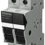 3NW7023-4 SENTRON, base portafusibles cilíndricas 10 x 38 mm, de 2 polos, In: 30 A, Ue DC:
