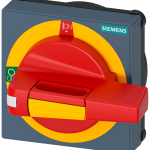 8UD1771-2CF05 Maneta con panel, parada de emergencia, con iluminación, tamaño 75 × 75, para ej