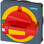 8UD1731-2AF05 Maneta con panel, parada de emergencia, tamaño 75 × 75, para eje 8 × 8, prueba 0