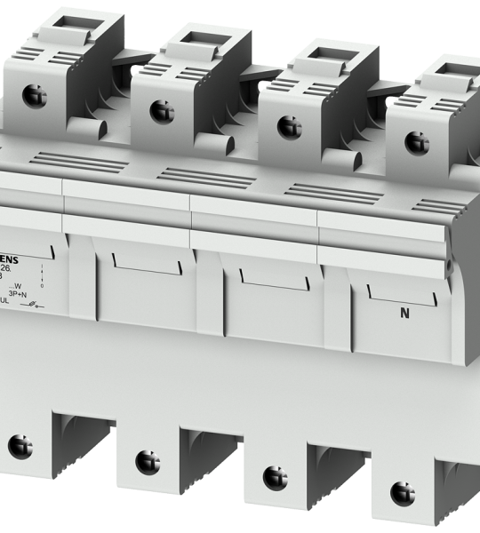 3NW7261 Base portafusible carril 22x58mm 3P+N 100A 690V