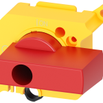 3LD9287-3C Maneta adicional para mando giratorio para montaje en puerta, rojo/amarillo, 30