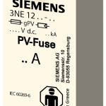 3NE1327-5E Cartucho fusible PV, con contactos de cuchilla, NH2XL, In: 250 A, gPV, Un DC: 15