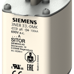 3NE8332-0MK Cartucho fusible SITOR, con contactos de cuchilla, NH2, In: 400 A, aR, Un A