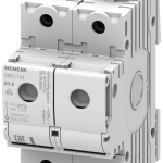 5SG7123 MINIZED, interruptor-seccionador con fusible, D02, de 2 polos, In: 63 A, Un AC: 