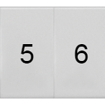 8WH8120-3AB05 Plaquita de inscripción, frontal, con 1-10, vertical, ancho de borne: 6,2 mm, Al