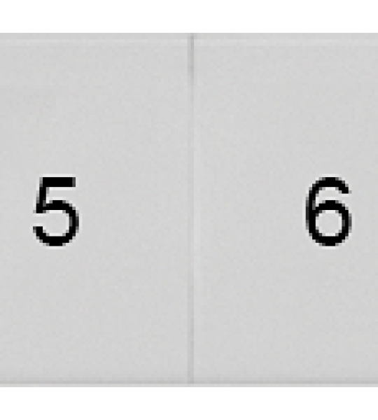 8WH8120-4AB05 Plaquita de inscripción, frontal, con 1-10, vertical, ancho de borne: 8,2 mm, Al