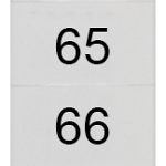 8WH8140-3AB65 Plaquita de inscripción, frente, con 61-70, horizontal, ancho de borne: 6,2&amp;nbsp