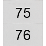 8WH8140-3AB75 Plaquita de inscripción, frente, con 71-80, horizontal, ancho de borne: 6,2&amp;nbsp