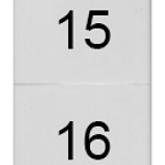 8WH8140-4AB15 Plaquita de inscripción, frente, con 11-20, horizontal, ancho de borne: 8,2&amp;nbsp