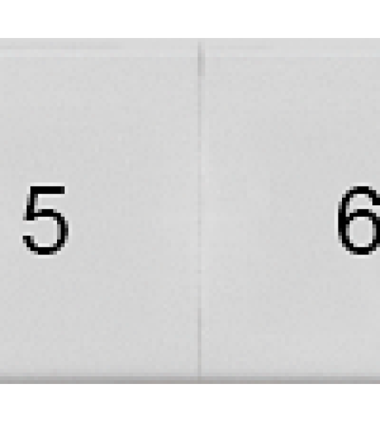 8WH8120-5AB05 Plaquita de inscripción, frente, con 1-10, vertical, ancho de borne: 10,2 mm