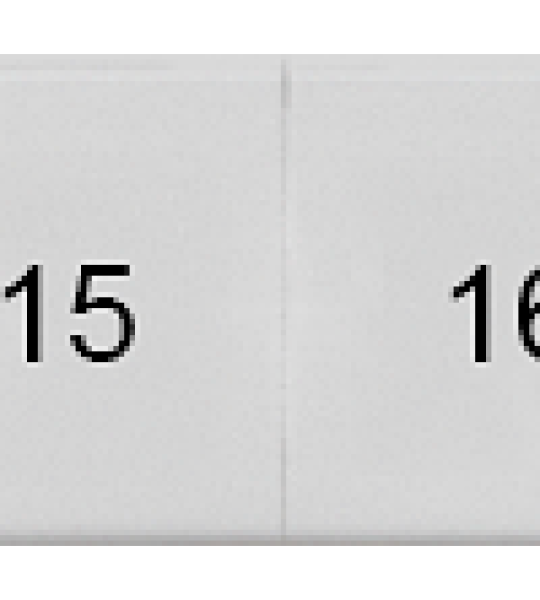 8WH8120-5AB15 Plaquita de inscripción, frente, con 11-20, vertical, ancho de borne: 10,2 mm