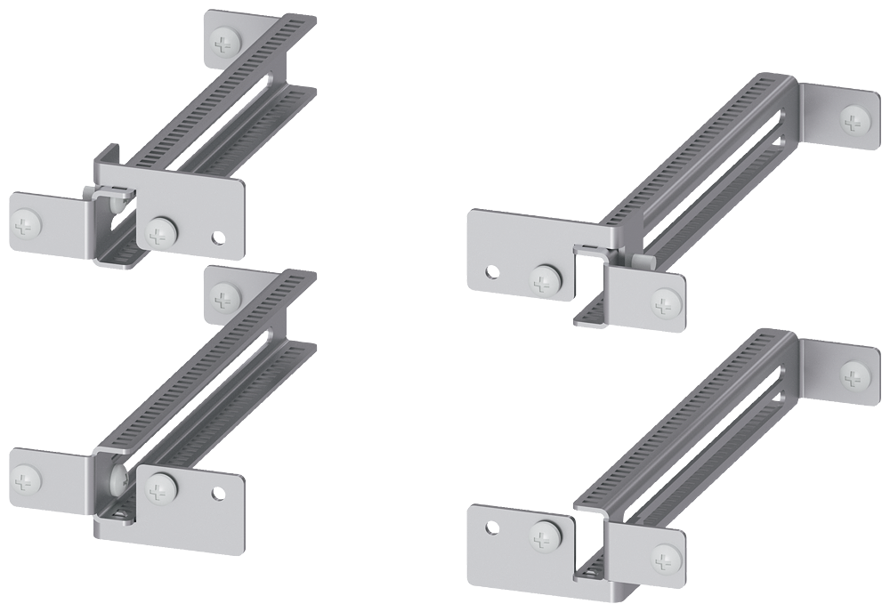 8GK9930-0KK04 ALPHA, escuadra de profundidad AS NF placa de montaje, galvanizado