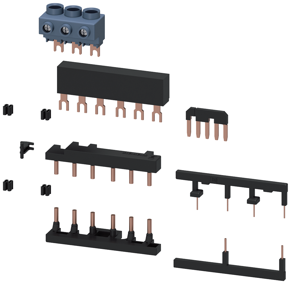 3RA2924-2BB1 Juego de piezas para cableado, tornillo, eléctrico y mecánico, incl. enclavamien