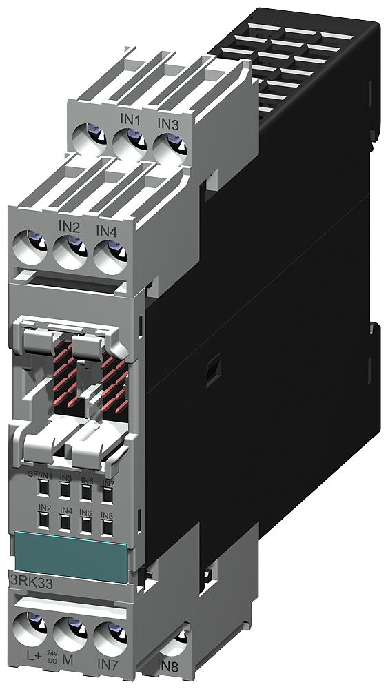3RK3321-1AA10 Módulo de ampliación 3RK33, para sistema de seguridad modular 3RK3 8 DI, 24 V DC