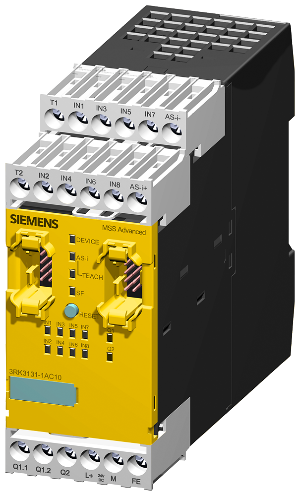 3RK3131-1AC10 SIRIUS, módulo central 3RK3 Advanced, para sistema de seguridad modular 3RK3 4/8