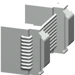 3UF7932-0AA00-0 Cable de conexión, long. 0,5 m, plano, para conectar la unidad base