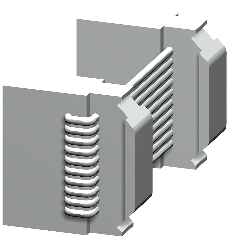 3UF7932-0AA00-0 Cable de conexión, long. 0,5 m, plano, para conectar la unidad base