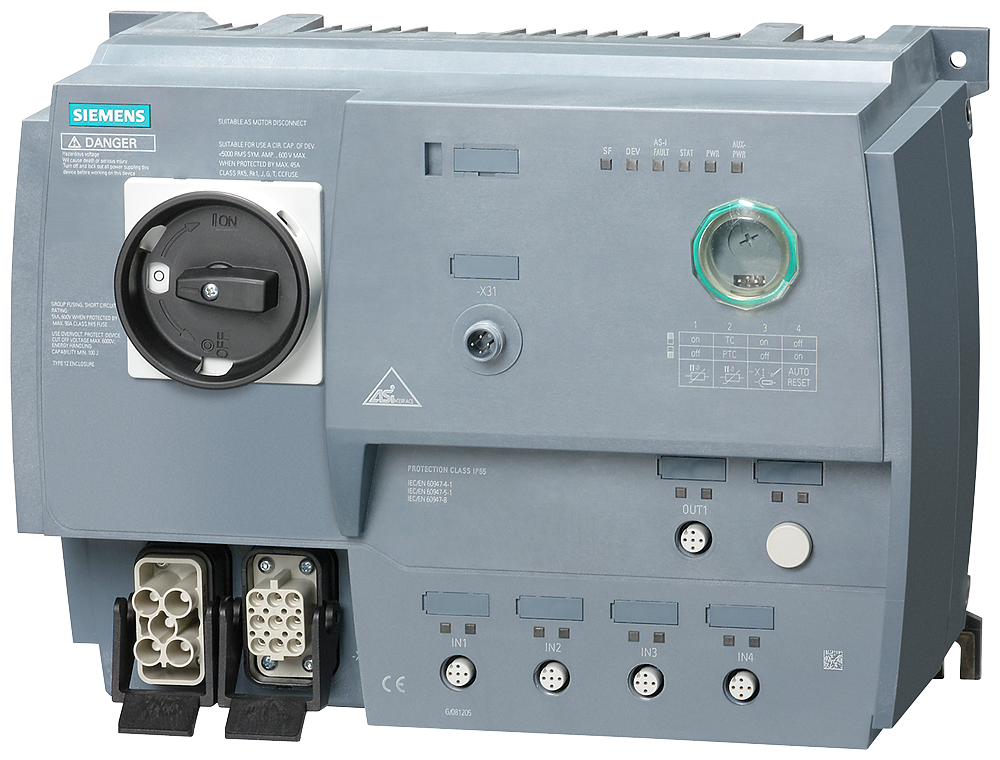 3RK1315-6KS41-1AA0 Arrancador de motor SIRIUS M200D, comunicación AS-Interface: AS-Interface