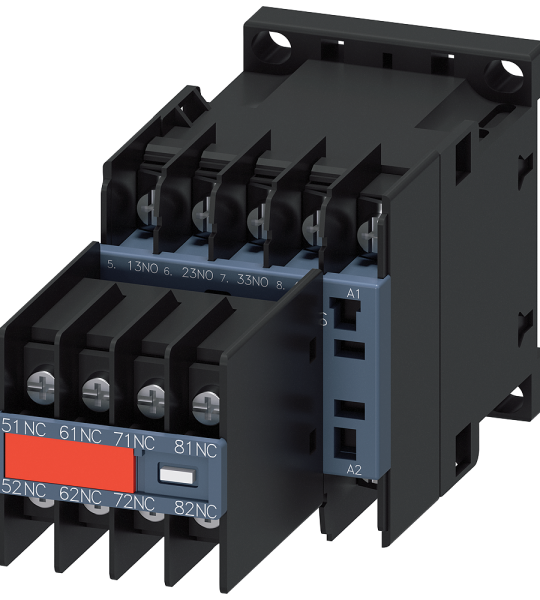 3RH2244-4AK60 Contactor auxiliar, 4 NA + 4 NC, 110 V AC/50 Hz, 120 V AC/60 Hz, S00, conexión d