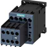 3RT2016-1BB44 Contactor, AC-3e, 9 A/4 kW/400 V, 3 polos, 24 V DC, 2 NA + 2 NC, bornes de torni