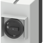 3RV1923-1DA01 Caja de superficie de fundición de aluminio IP65, ancho de montaje: 72 mm, borne