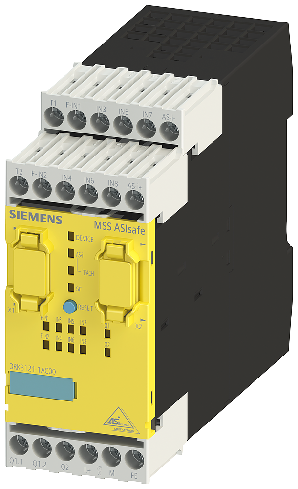 3RK3121-1AC00 Módulo central 3RK3 ASIsafe Basic, para sistema de seguridad modular 3RK3