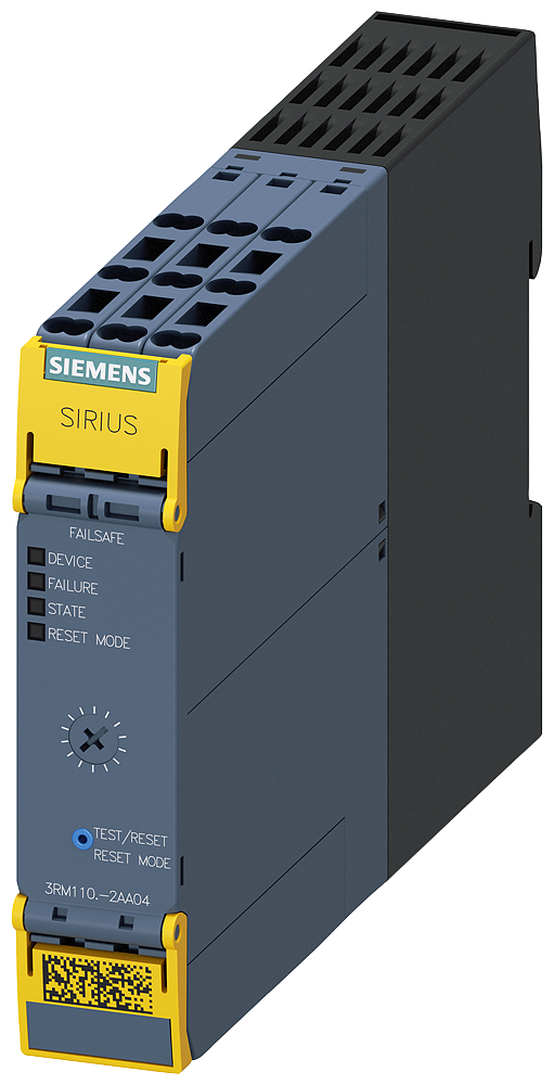 3RM1102-2AA04 Arrancador directo Failsafe, 0,4-2 A, 24 V DC, bornes de resorte