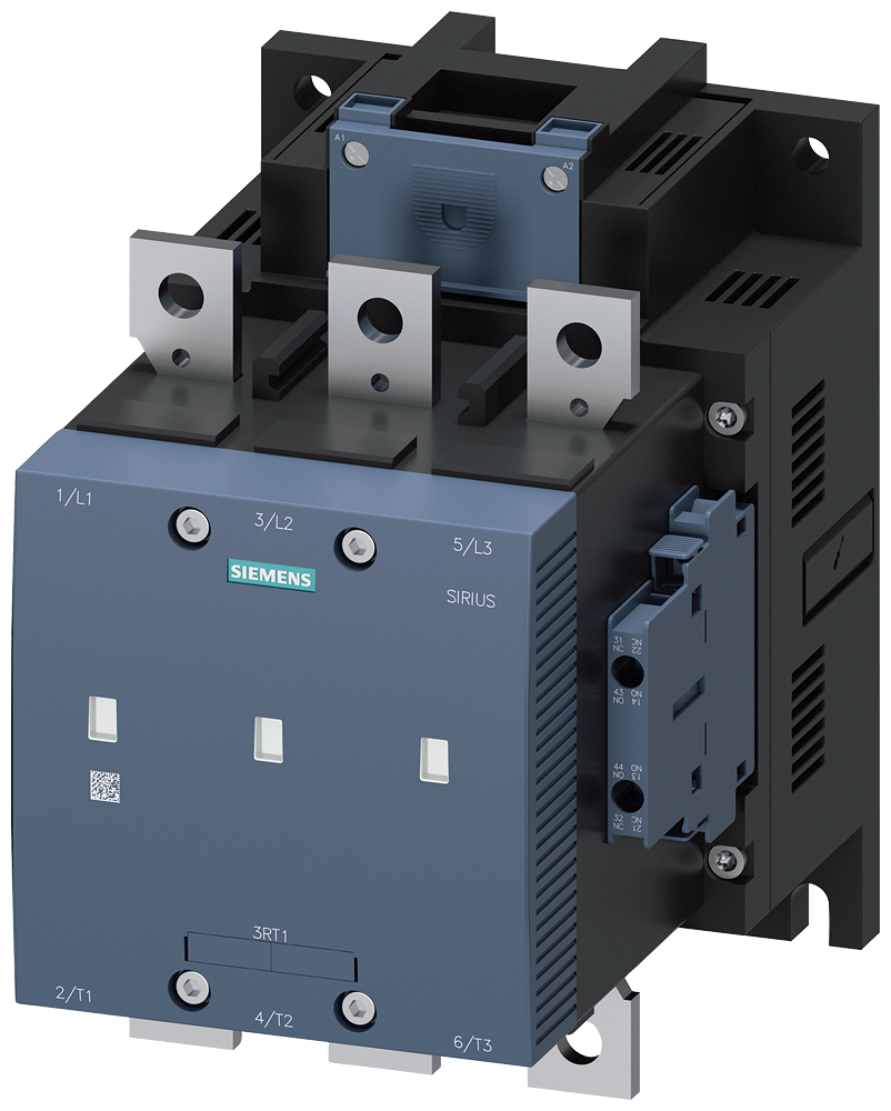 3RT1266-6AF36 Contactor de vacío, AC-3e, 300 A/160 kW/400 V, 3 polos, 110-127 V AC/DC, 2 NA + 