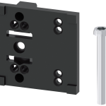 3SX5100-1A Placa de montaje, negra, para interruptores de posición de armario eléctrico