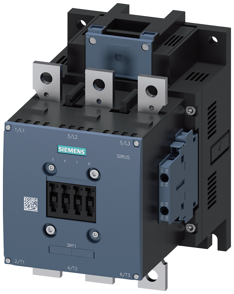 3RT1066-6AF36 Contactor, AC-3e, 300 A/160 kW/400 V, 3 polos, 110-127 V AC/DC, 2 NA + 2 NC, bar
