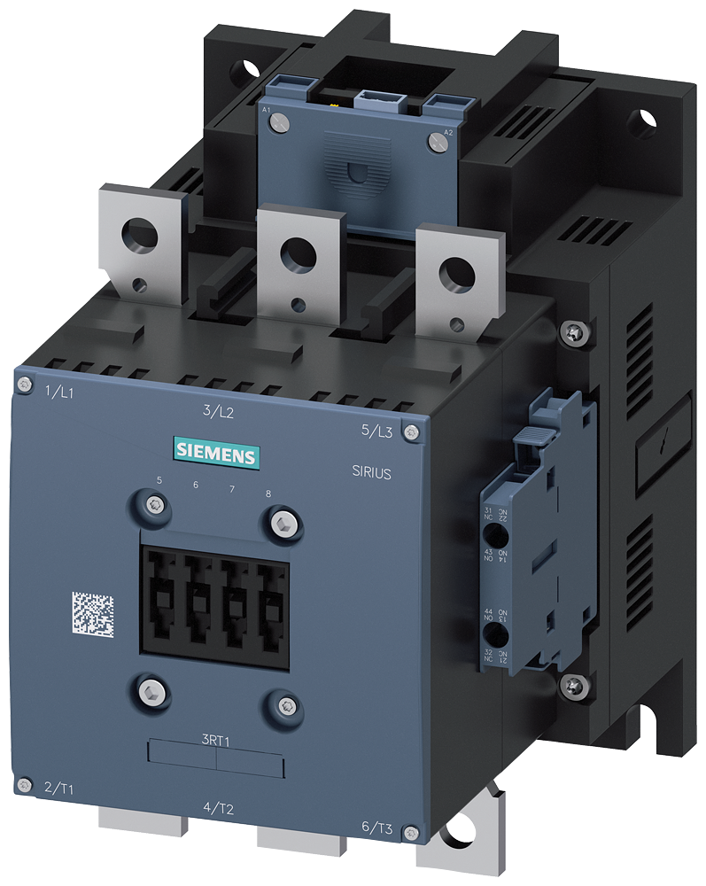 3RT1066-6NB36 Contactor, AC-3e, 300 A/160 kW/400 V, 3 polos, 21-27,3 V AC/DC, PLC-IN opcional,