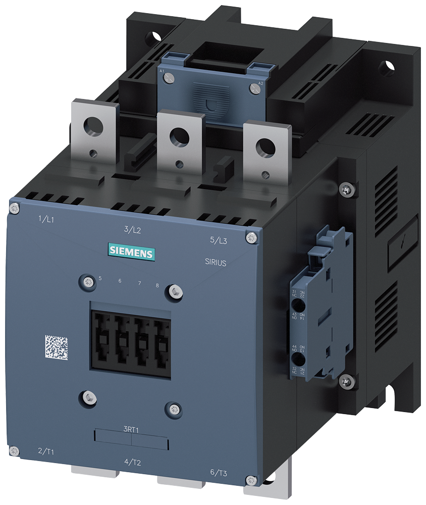 3RT1476-6AP36 Contactor, AC-1, 690 A/690 V/40 °C, 3 polos, 220-240 V AC/DC, 2 NA + 2 NC