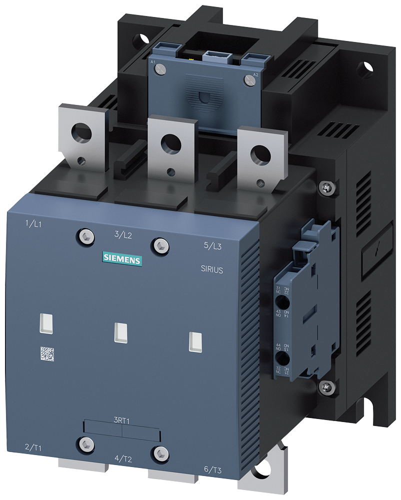 3RT1266-6NP36 Contactor de vacío, AC-3e, 300 A/160 kW/400 V, 3 polos, 200-277 V AC/DC, PLC-IN 