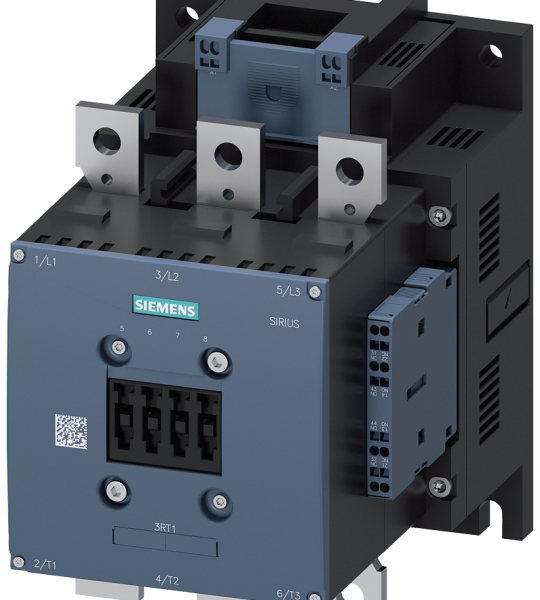 3RT1466-2AP36 Contactor, AC-1, 400 A/690 V/40 °C, 3 polos, 220-240 V AC/DC, 2 NA + 2 NC