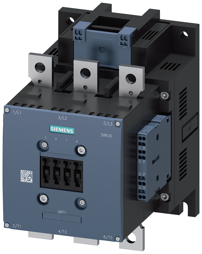 3RT1065-2AP36 Contactor, AC-3e, 265 A/132 kW/400 V, 3 polos, 220-240 V AC/DC, 2 NA + 2 NC, bar