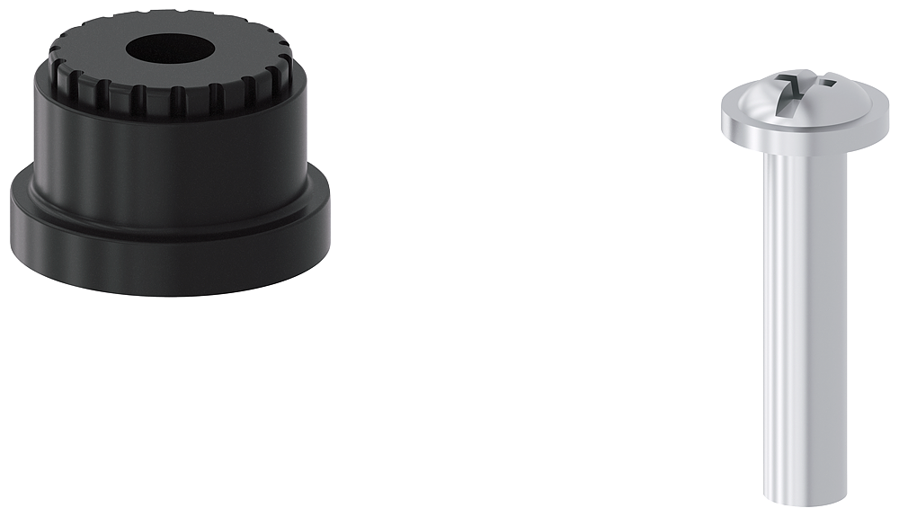 3SX5100-3B Adaptador + tornillo para compensar profundidad de montaje en interruptores metá