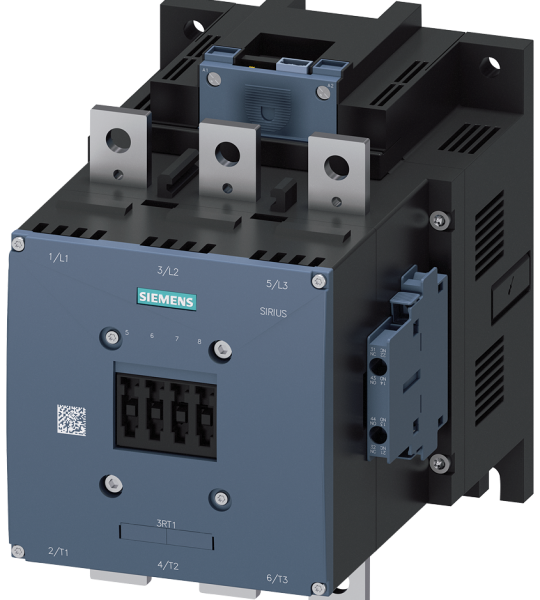 3RT1476-6NB36 Contactor, AC-1, 690 A/690 V/40 °C, 3 polos, 21-27,3 V AC/DC, PLC-IN opcional, 2