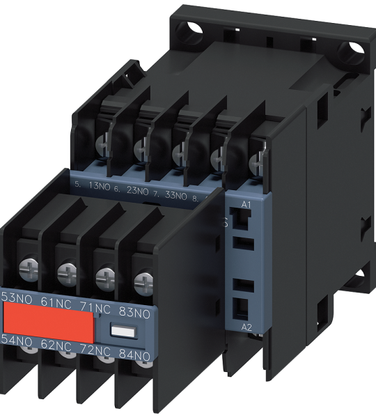 3RH2262-4AK60 Contactor auxiliar, 6 NA + 2 NC, 110 V AC/50 Hz, 120 V AC/60 Hz, S00, conexión d