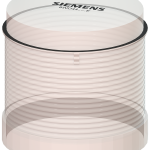 8WD4440-5BE Columna de señalización, elemento de luz intermitente, LED transparente, 115 V A