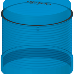 8WD4450-0CF Columna de señalización, elemento de luz de flash, azul, 230 V AC