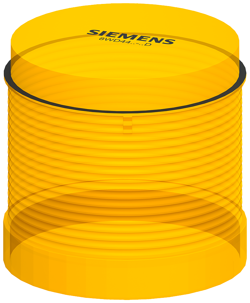 8WD4440-5AD Columna de señalización, elemento de luz permanente, LED amarillo, 115 V AC