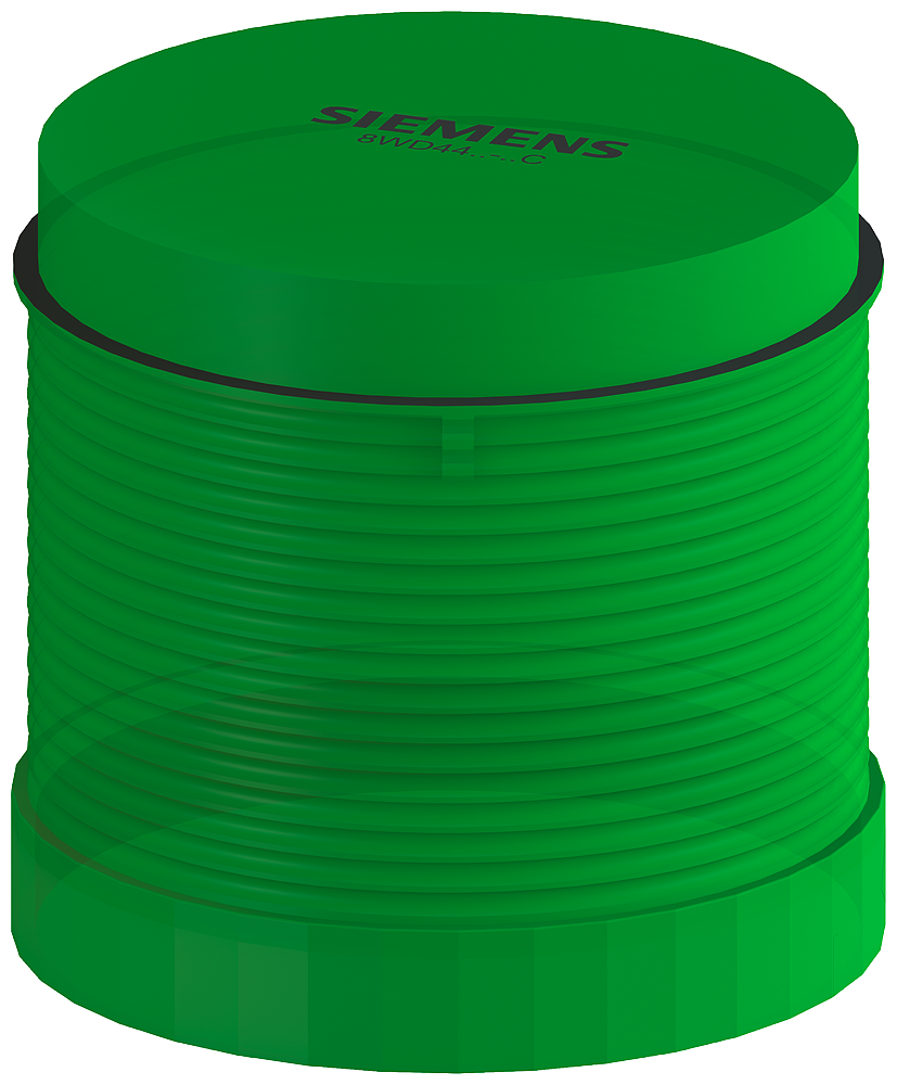 8WD4450-5BC Columna de señalización, elemento de luz intermitente, LED verde, 230 V AC