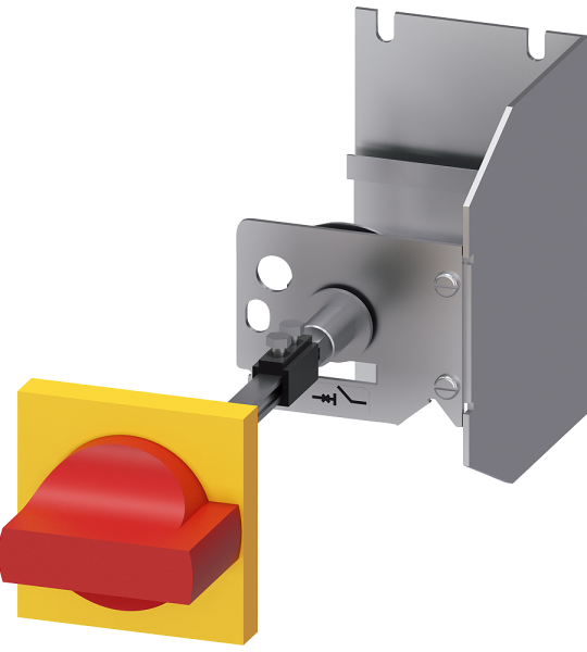 3RV2926-2C Accto. giratorio para montaje en puerta, para interruptor automático, S00/S0, ma