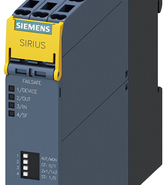 3SK1122-2AB40 Módulo de seguridad SIRIUS, módulo base, serie Advanced, 3 circuitos habilitació