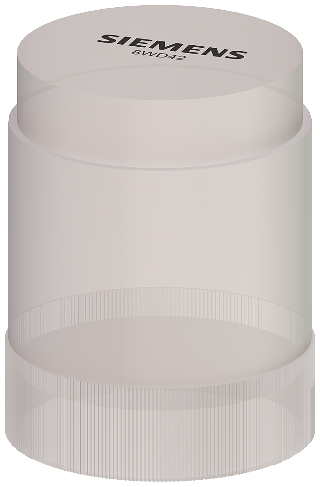 8WD4250-5BE Columna de señalización, D = 50 mm, elemento individual IP54, elemento de luz in