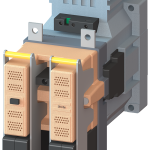 3TC5617-0AB4 Contactor tam. 12, 2 polos DC-3 y 5, 400 A, blq. contactos aux. 22 (2 NA + 2 NC)
