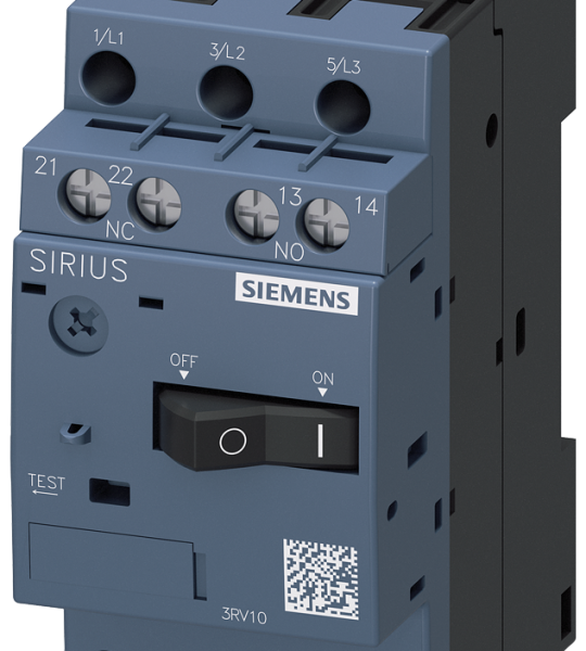 3RV1011-0GA15 Interruptor automático, S00, protección de motores, clase 10, disparador A 0,45-